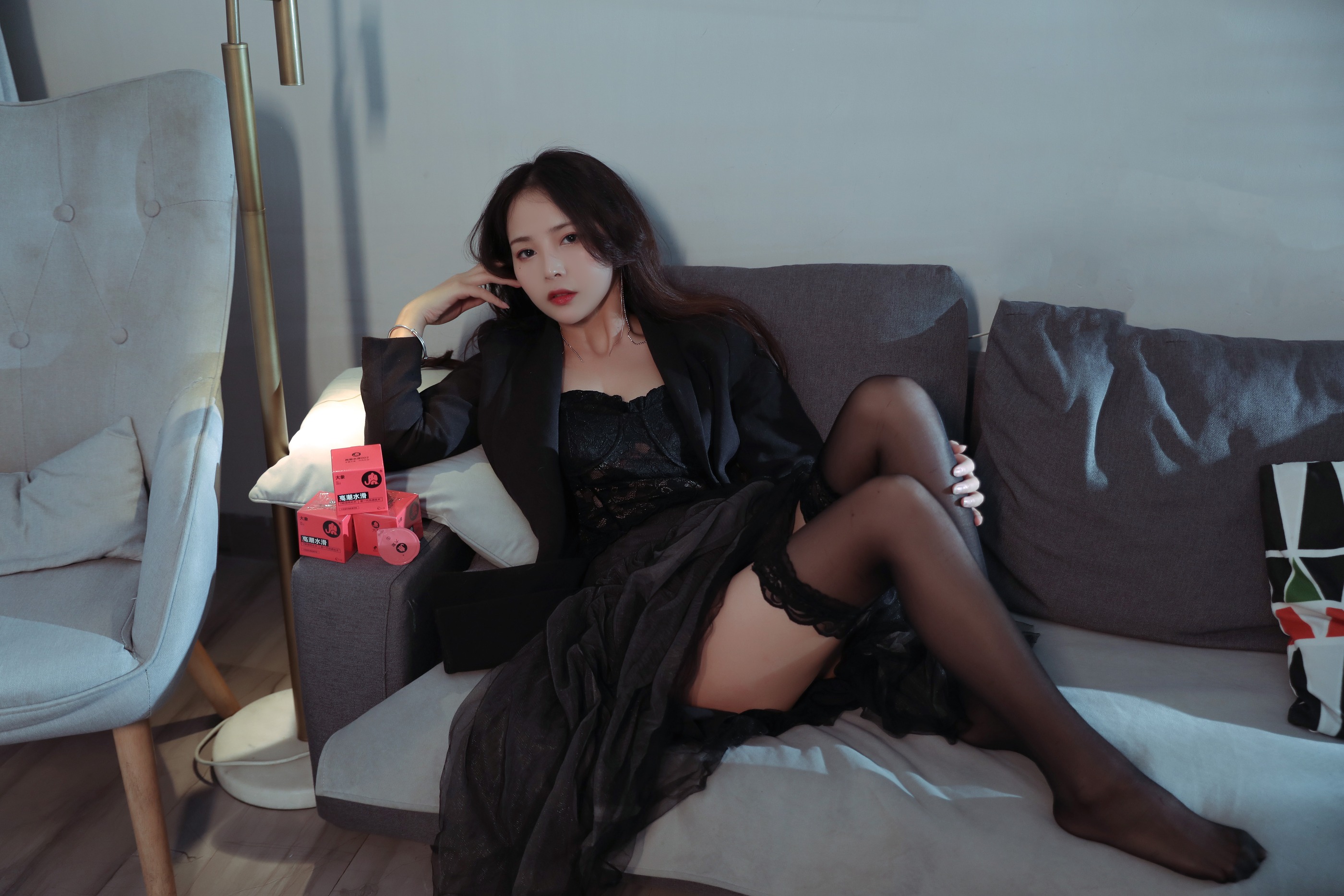 图片[1]-苏嫣嫣阿姨 – NO.012 黑色御姐风格大象 [31P]-XikXak